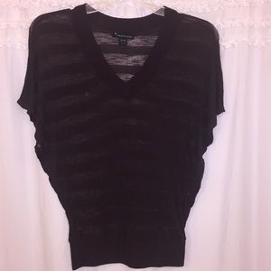 Forever 21 sheer brown blouse